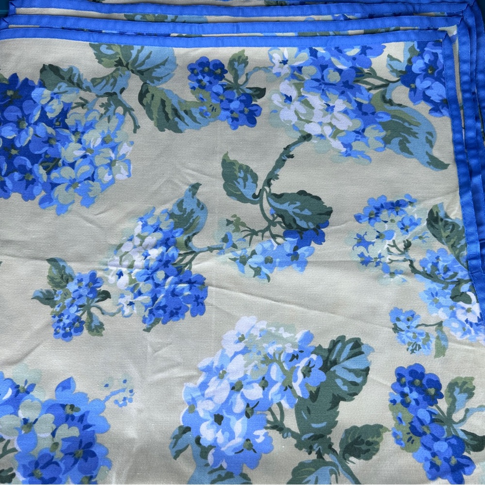 Blue and Green Floral Napkins to brighten your table